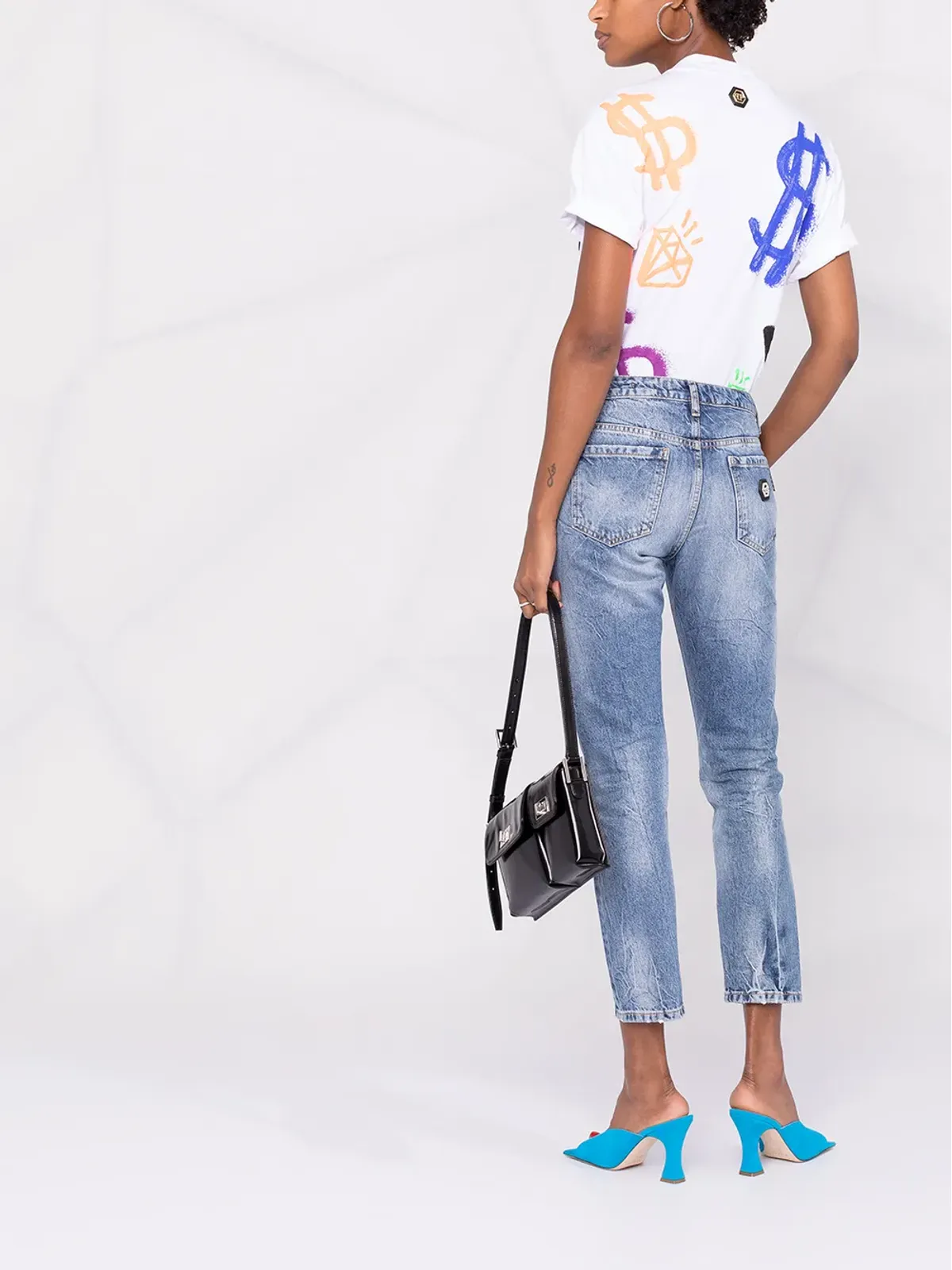Philipp Plein 刺繍バロック Tシャツ - 画像4