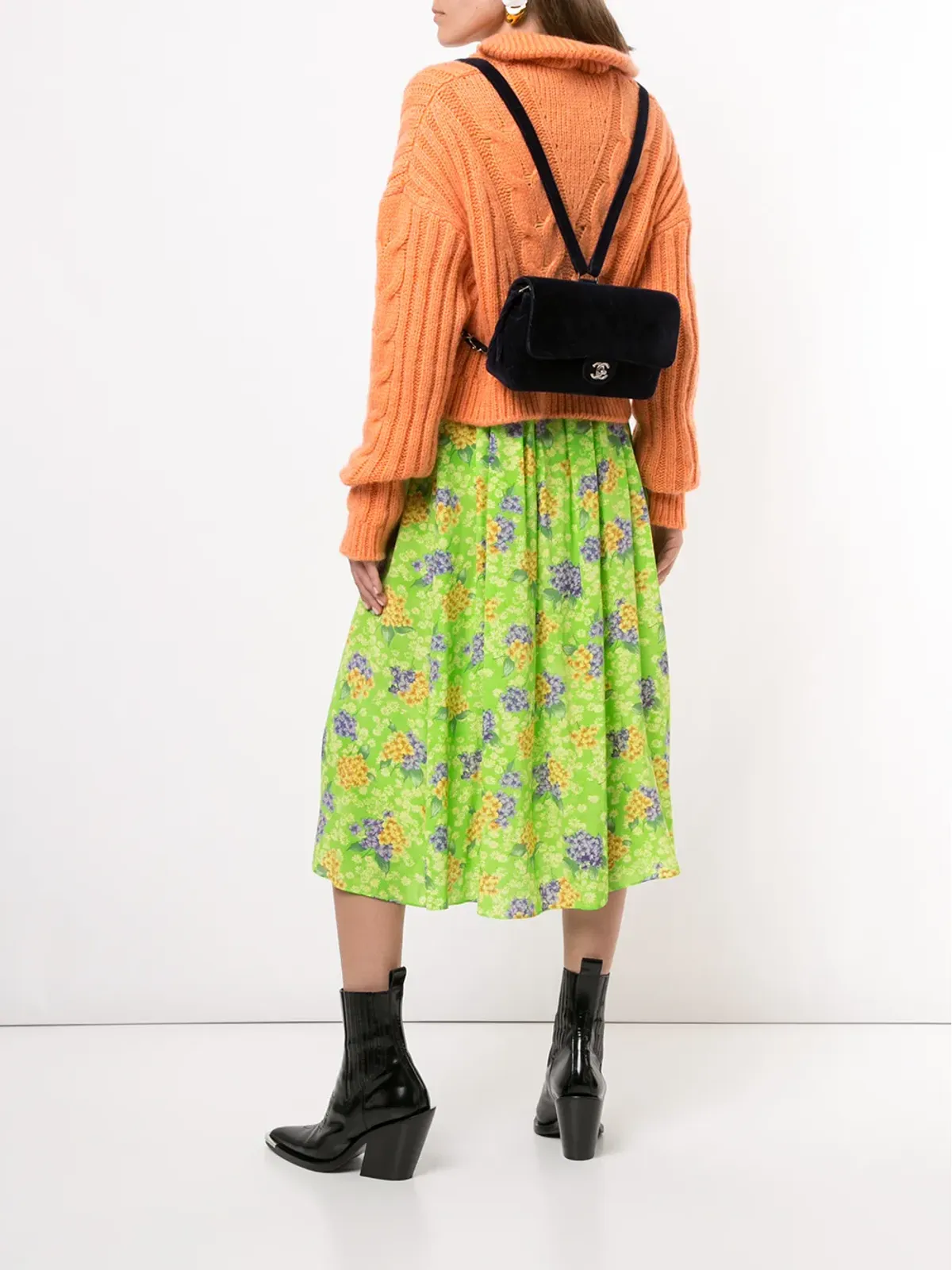 CHANEL Pre-Owned 1997年 ダイヤモンドキルティング フラップ ショルダーバッグ - ブルー - 画像2