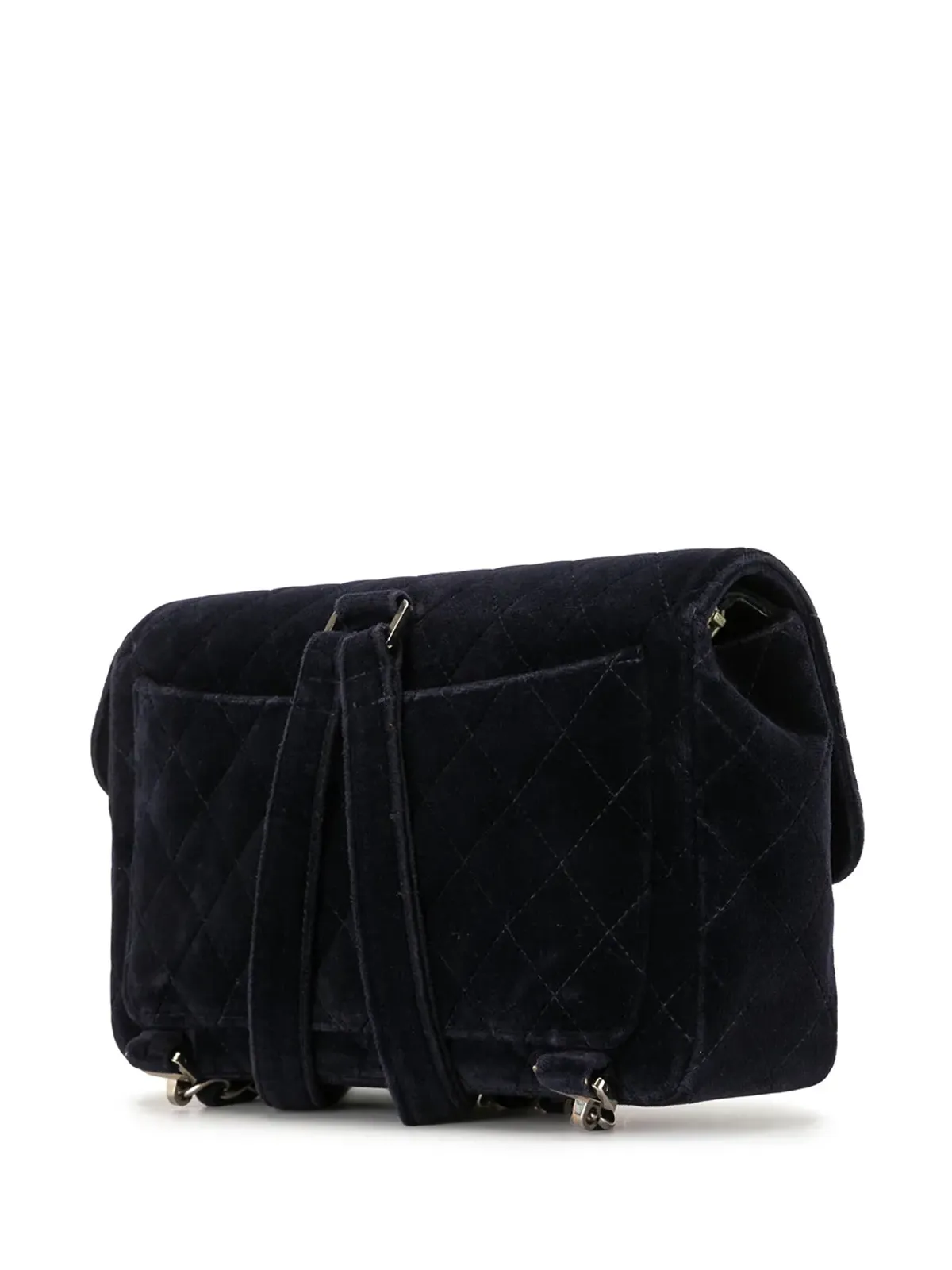 CHANEL Pre-Owned 1997年 ダイヤモンドキルティング フラップ ショルダーバッグ - ブルー - 画像3