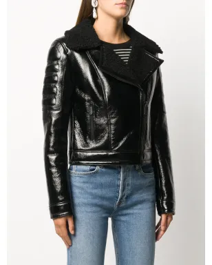 Philipp Plein シアリングトリム付きモトジャケット - サムネイル3