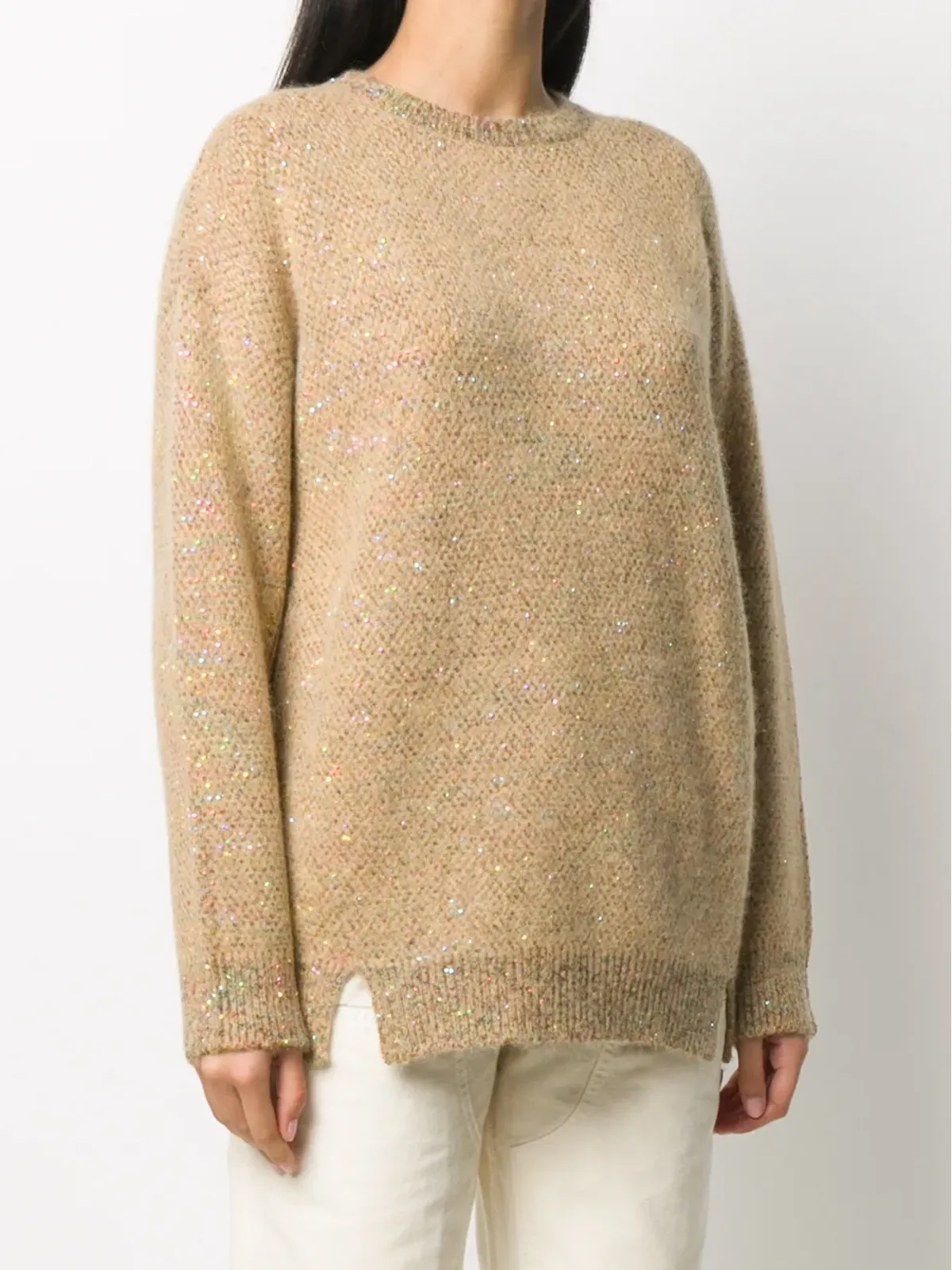 Stella McCartney ミニスパンコール付きニットプルオーバー - 画像3