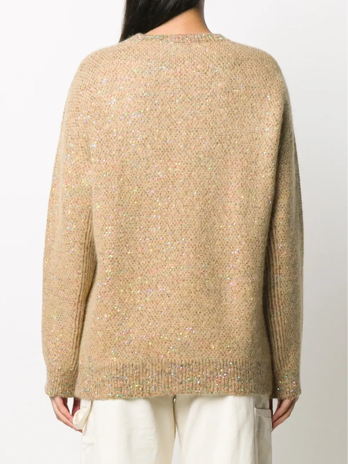 Stella McCartney ミニスパンコール付きニットプルオーバー - 画像4