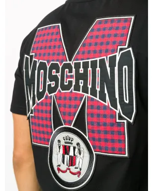 Moschino ロゴパッチTシャツ ブラック - サムネイル5