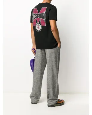 Moschino ロゴパッチTシャツ ブラック - サムネイル2