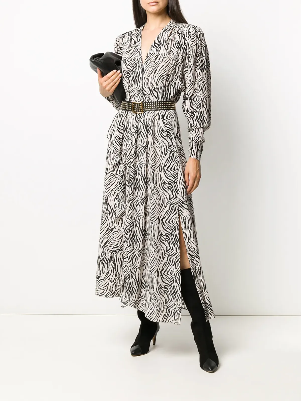 ISABEL MARANT ゼブラ柄ドレス - 画像2