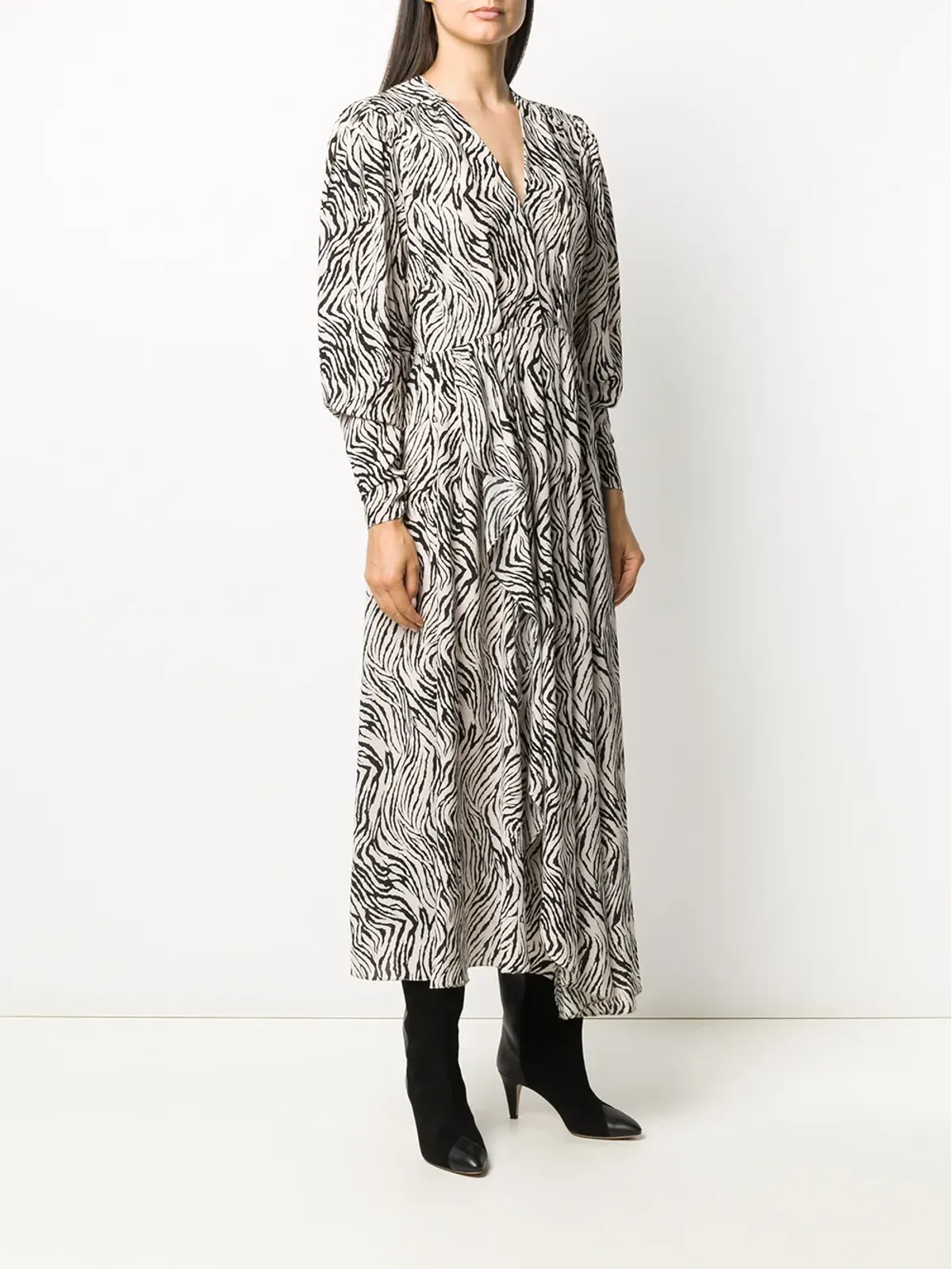 ISABEL MARANT ゼブラ柄ドレス - 画像3