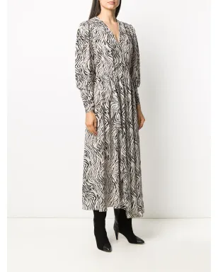 ISABEL MARANT ゼブラ柄ドレス - サムネイル3