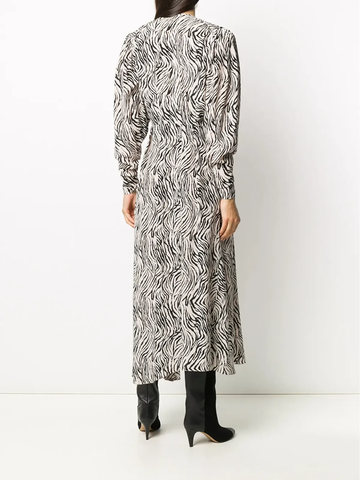 ISABEL MARANT ゼブラ柄ドレス - 画像4