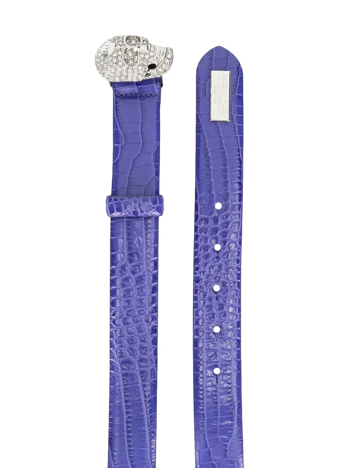 Philipp Plein スカルクリスタルベルト - 画像2