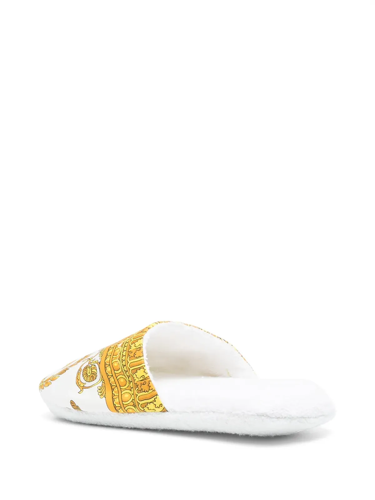 Versace I Love Baroque スリッパ - White - 画像3