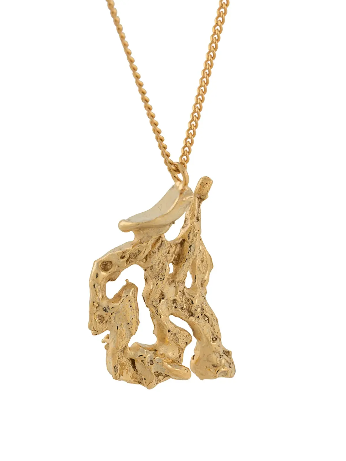 LOVENESS LEE snake Chinese zodiac necklace - Gold - 画像3