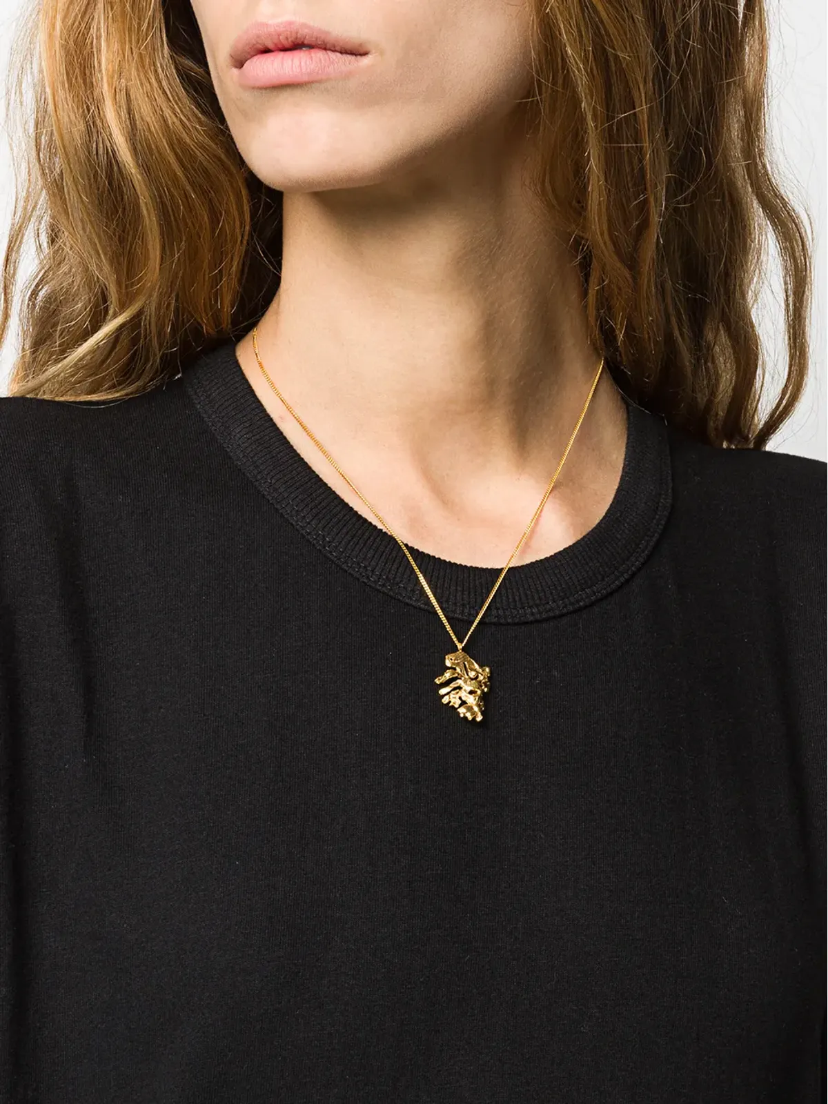 LOVENESS LEE rooster Chinese zodiac necklace - Gold - 画像2