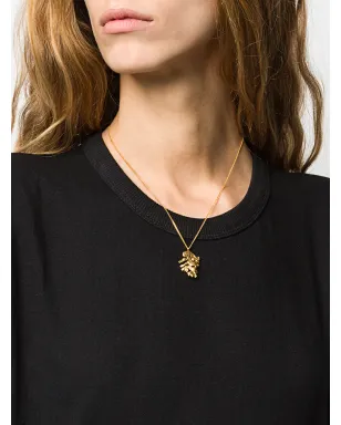 LOVENESS LEE rooster Chinese zodiac necklace - Gold - サムネイル2