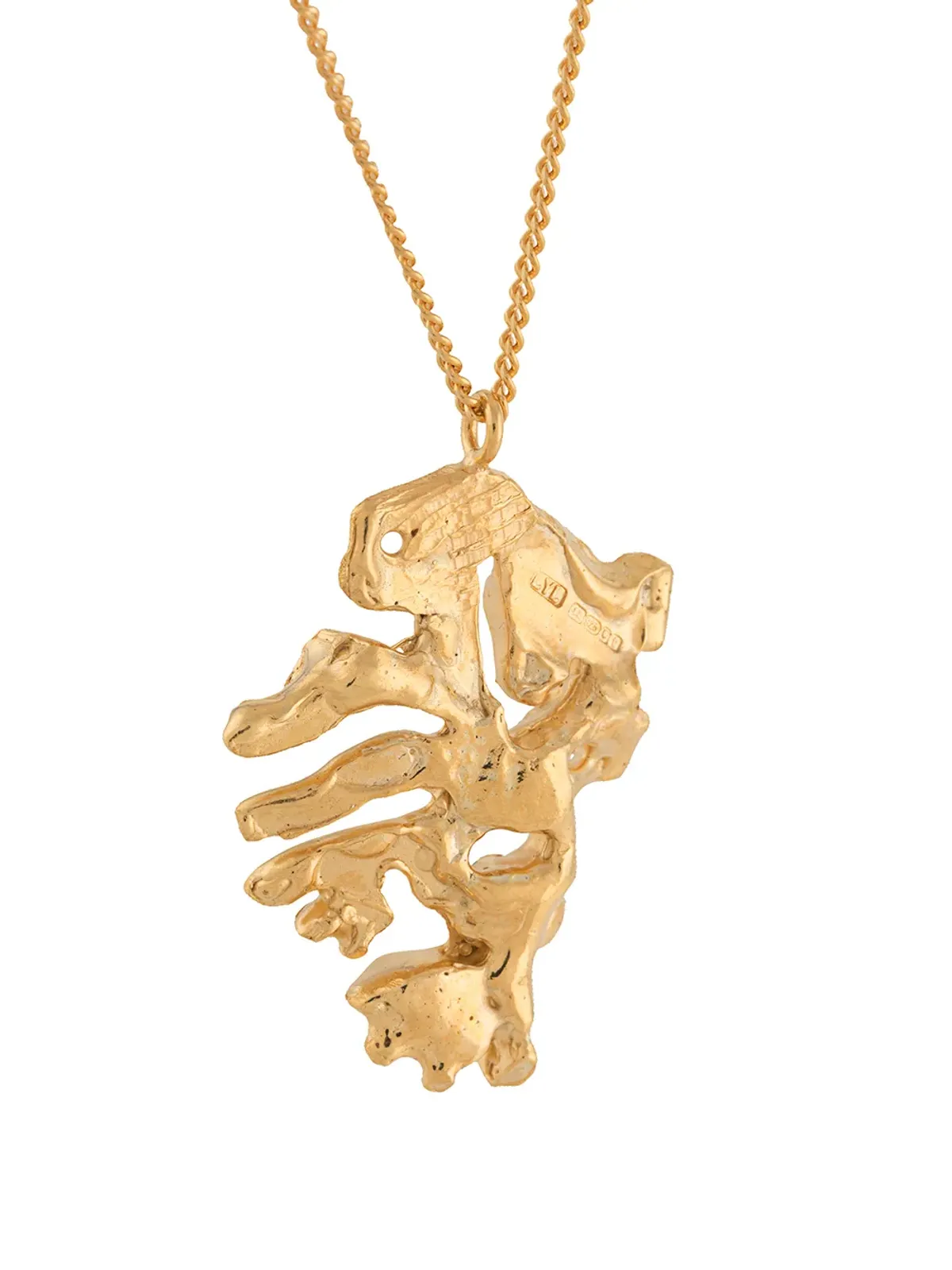 LOVENESS LEE rooster Chinese zodiac necklace - Gold - 画像3