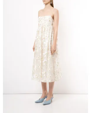 Macgraw Blubell オーガンザシルクドレス - イエロー - サムネイル3
