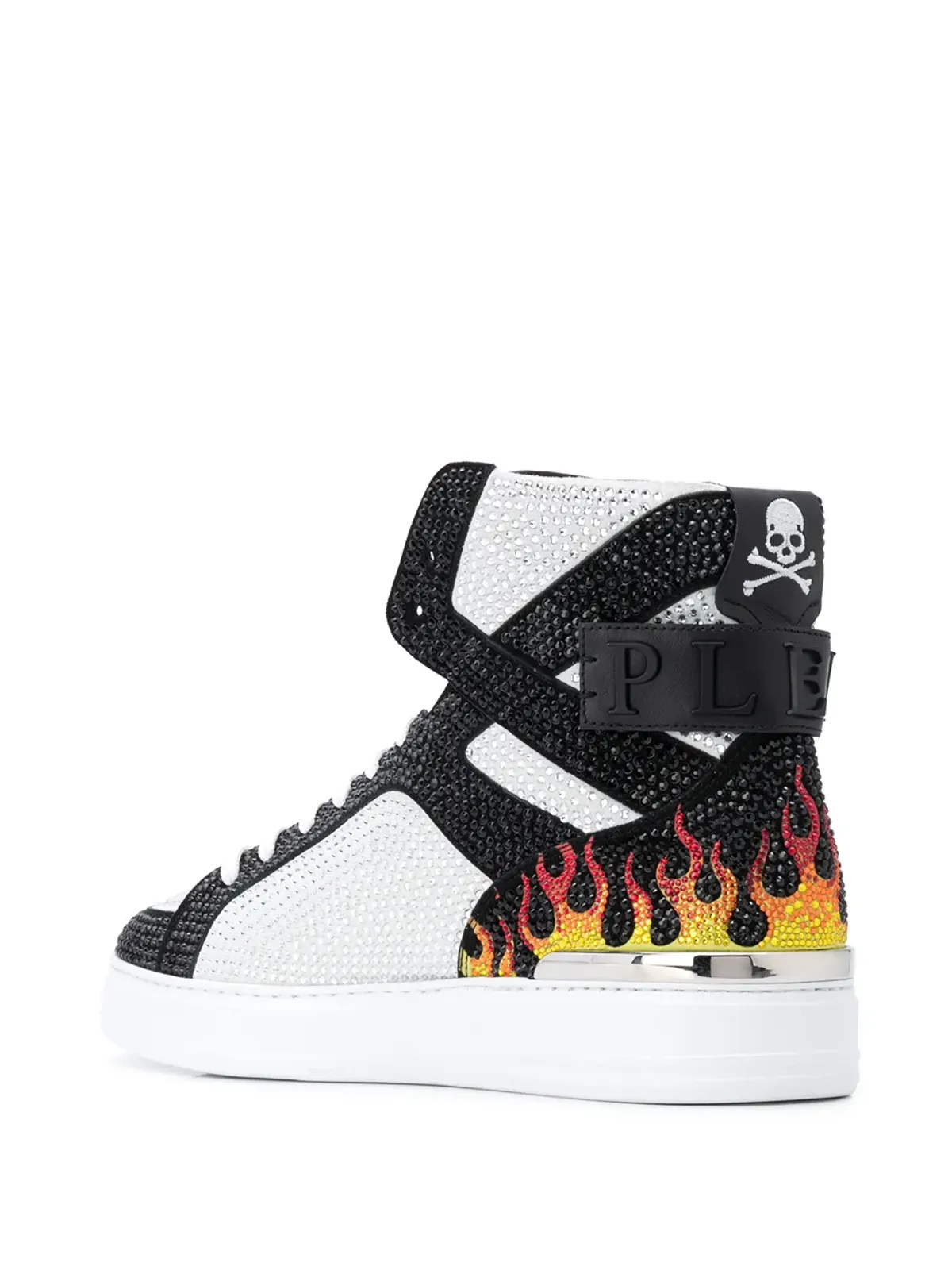 Philipp Plein Money Beast ハイトップスニーカー ホワイト - 画像3