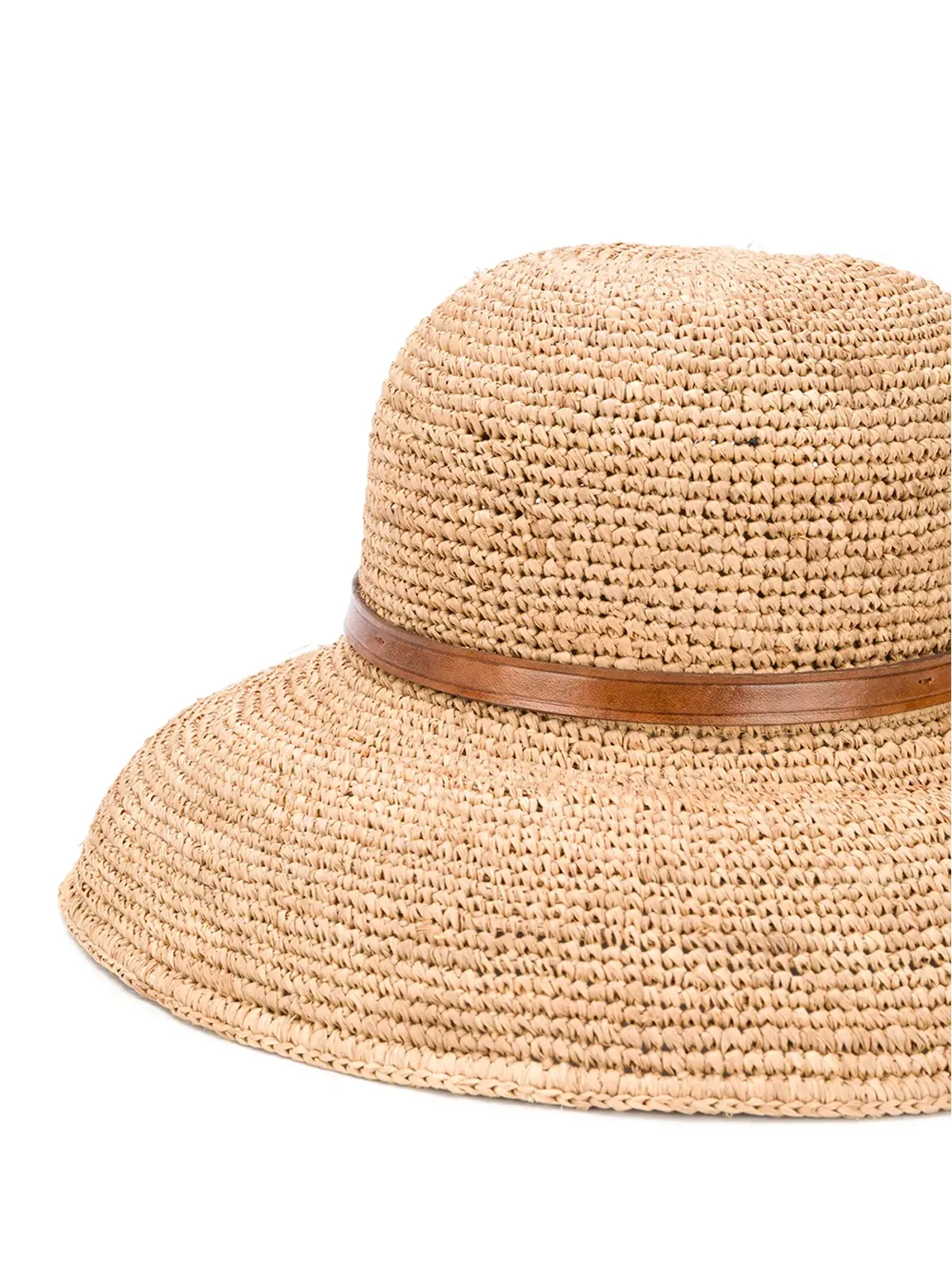 IBELIV Rova contrasting band hat - Brown - 画像2