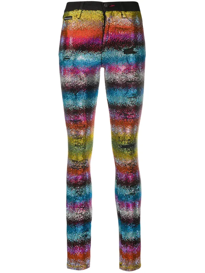 Philipp Plein Philipp Plein Rainbow Crystal ジーンズの商品画像