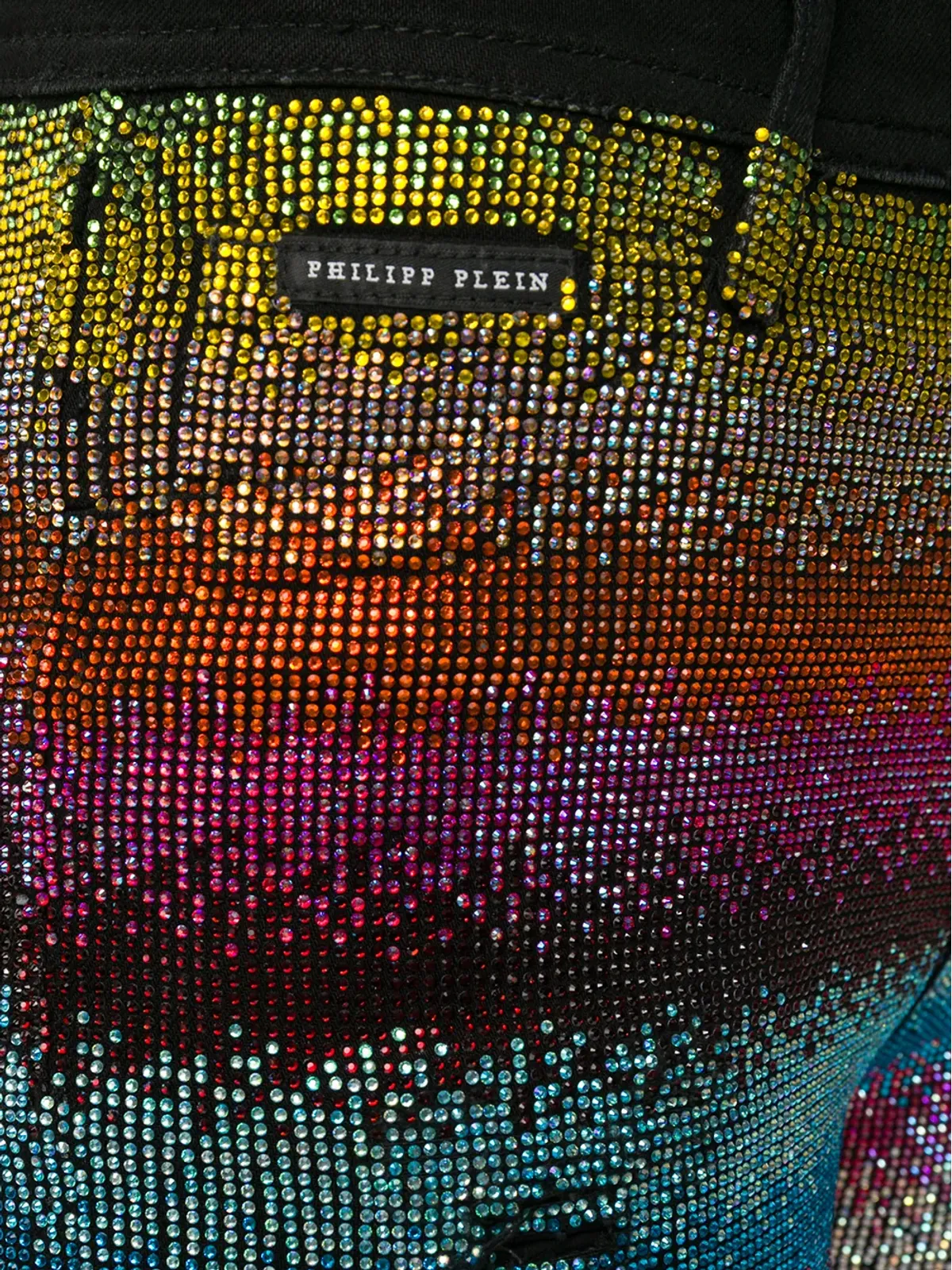 Philipp Plein Rainbow Crystal ジーンズ - 画像5