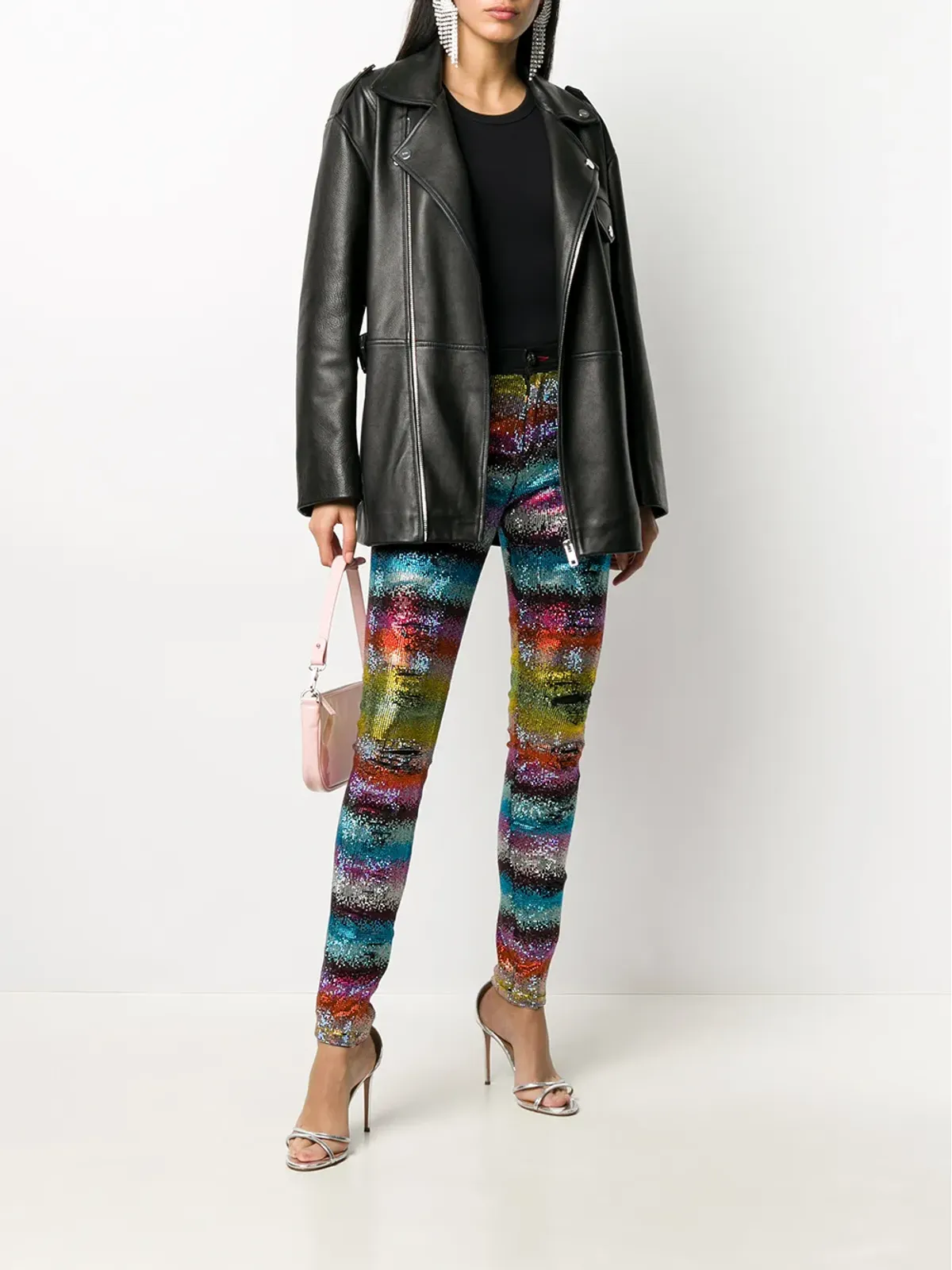 Philipp Plein Rainbow Crystal ジーンズ - 画像2