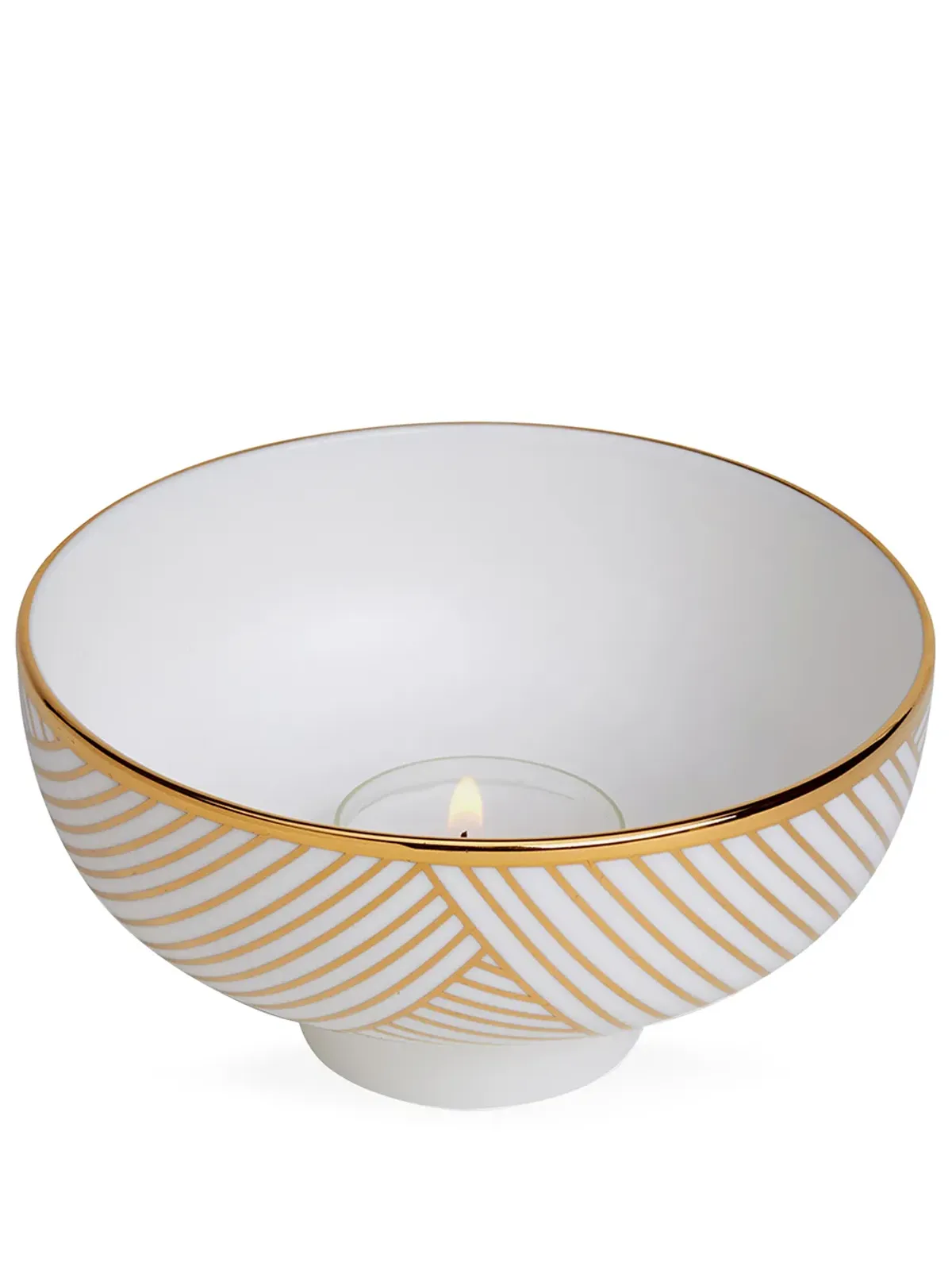 1882 Ltd Lustre tealight bowl (12cm) - Black - 画像1