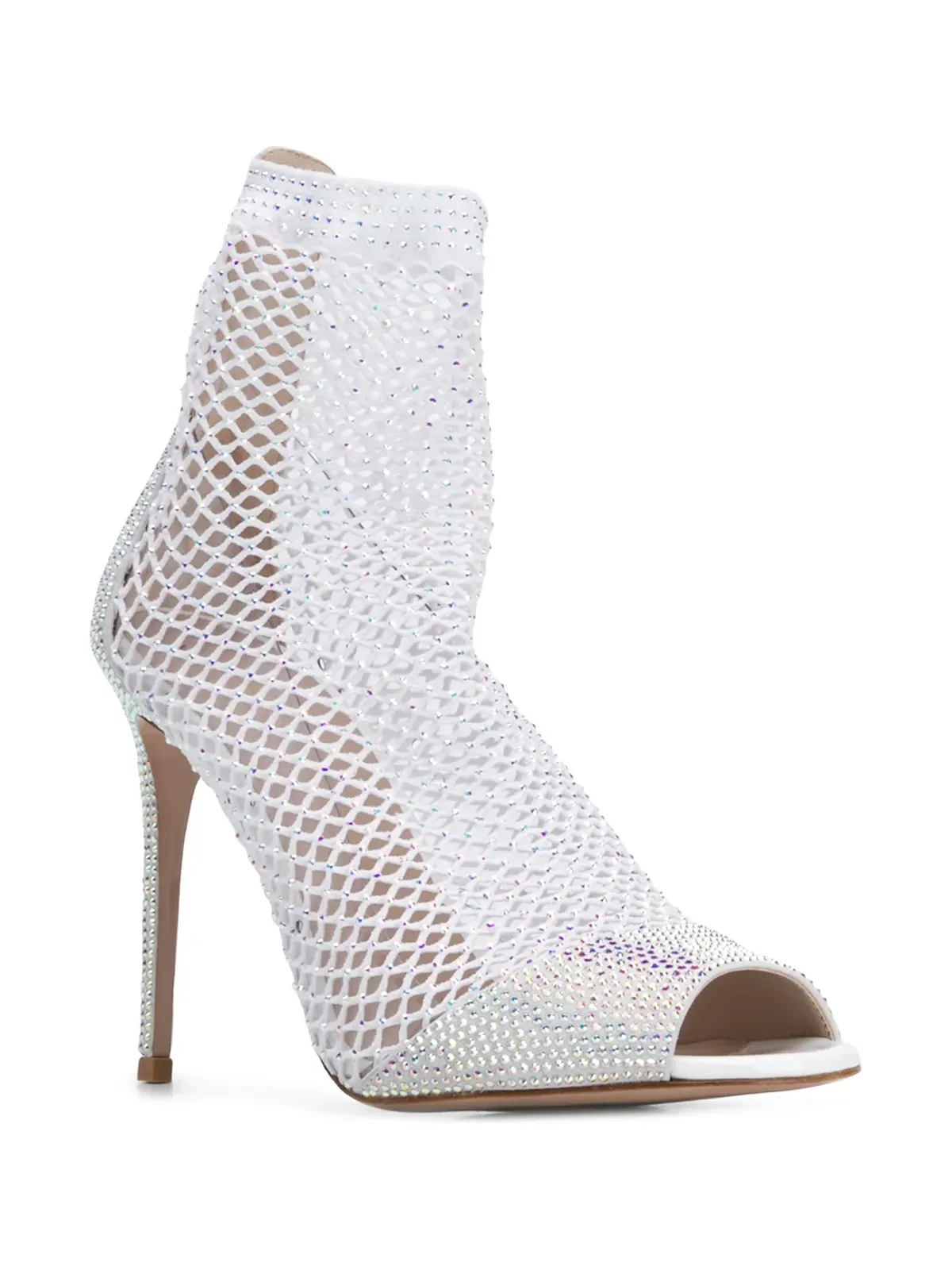 Le Silla Gilda メッシュソックサンダル - White - 画像2