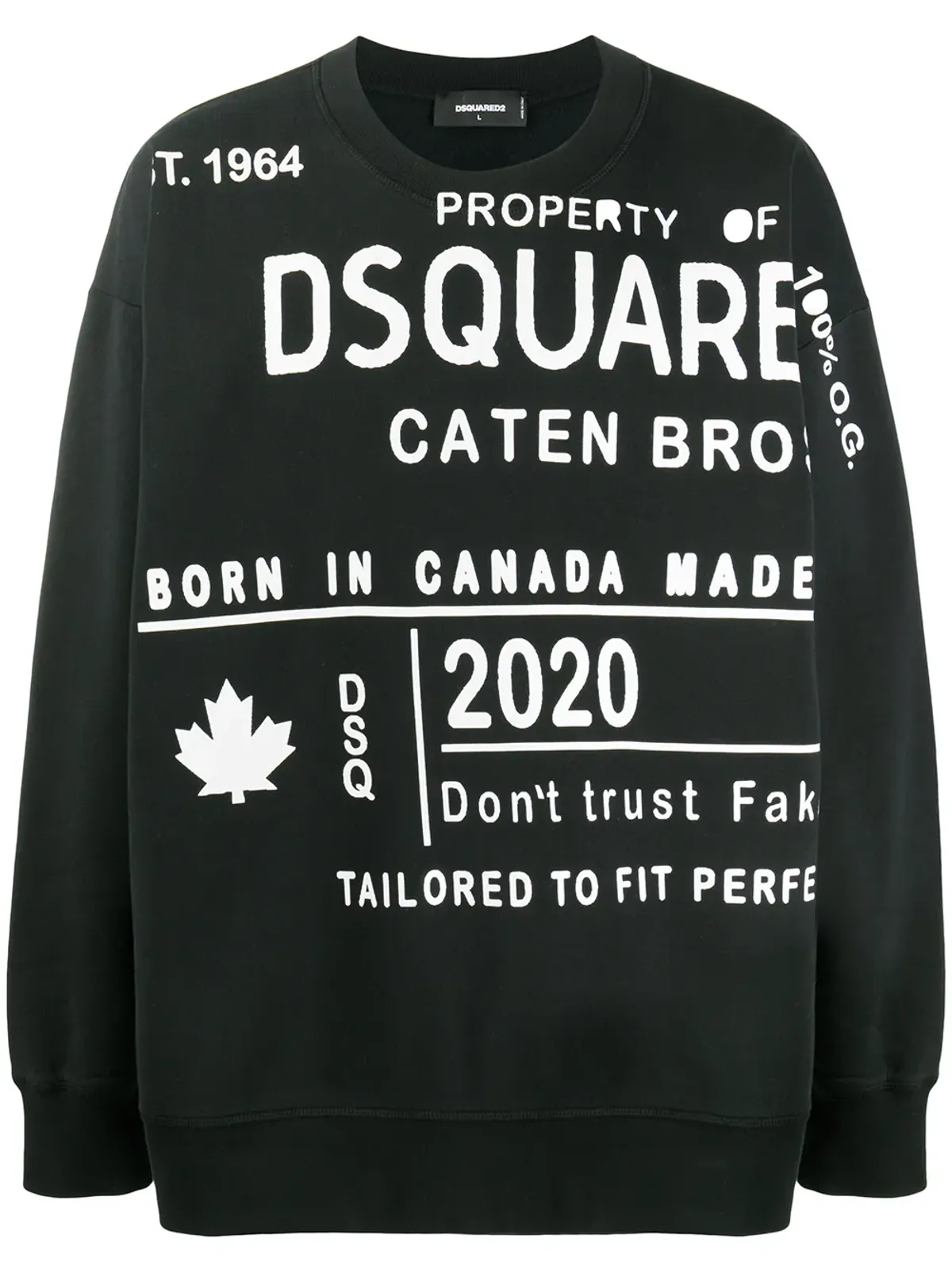 DSQUARED2 プリントスウェットシャツ - 画像1