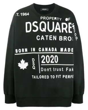 DSQUARED2 プリントスウェットシャツ - サムネイル1