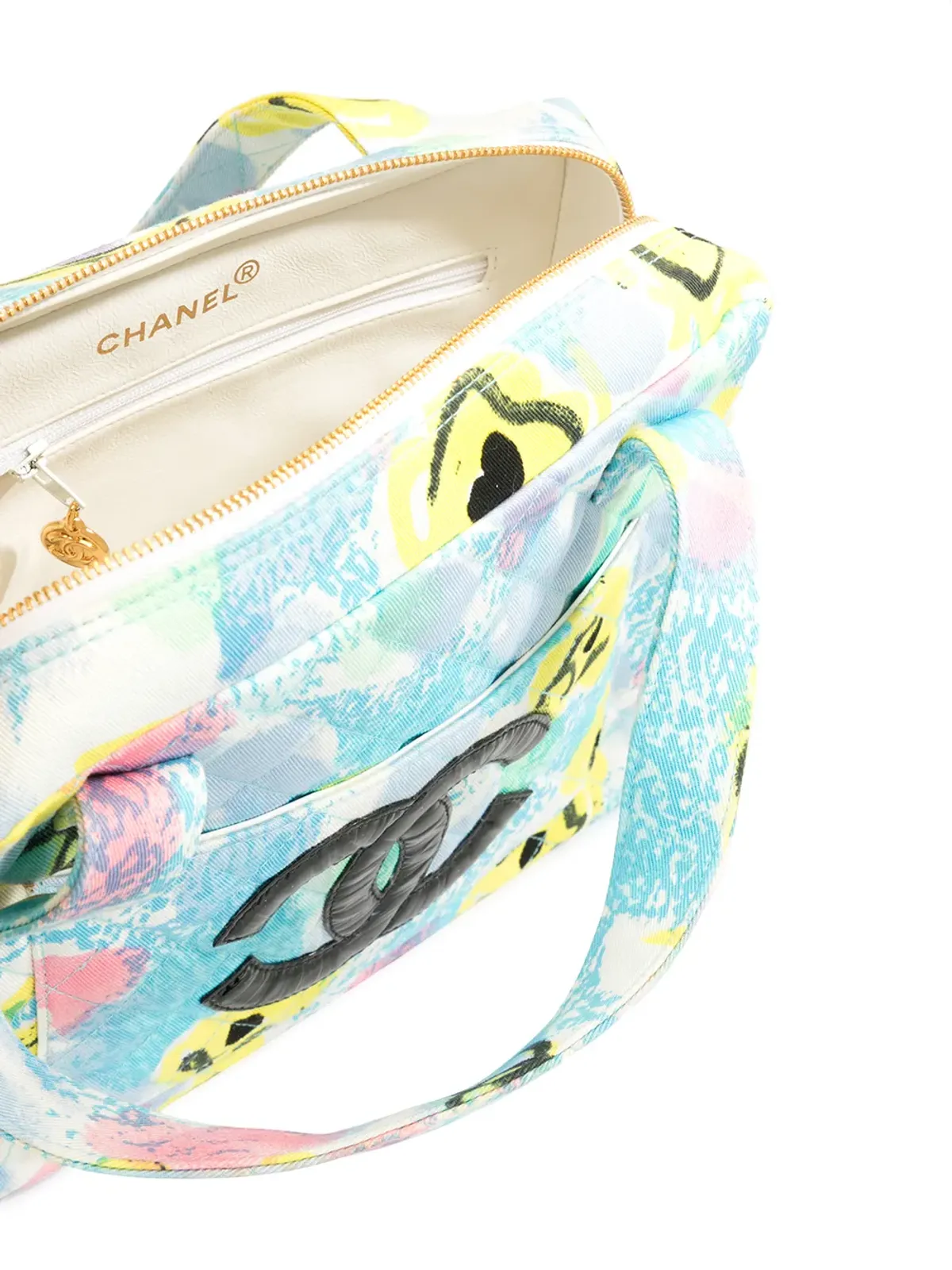 CHANEL Pre-Owned 1997 フラワーCC トート - マルチカラー - 画像5