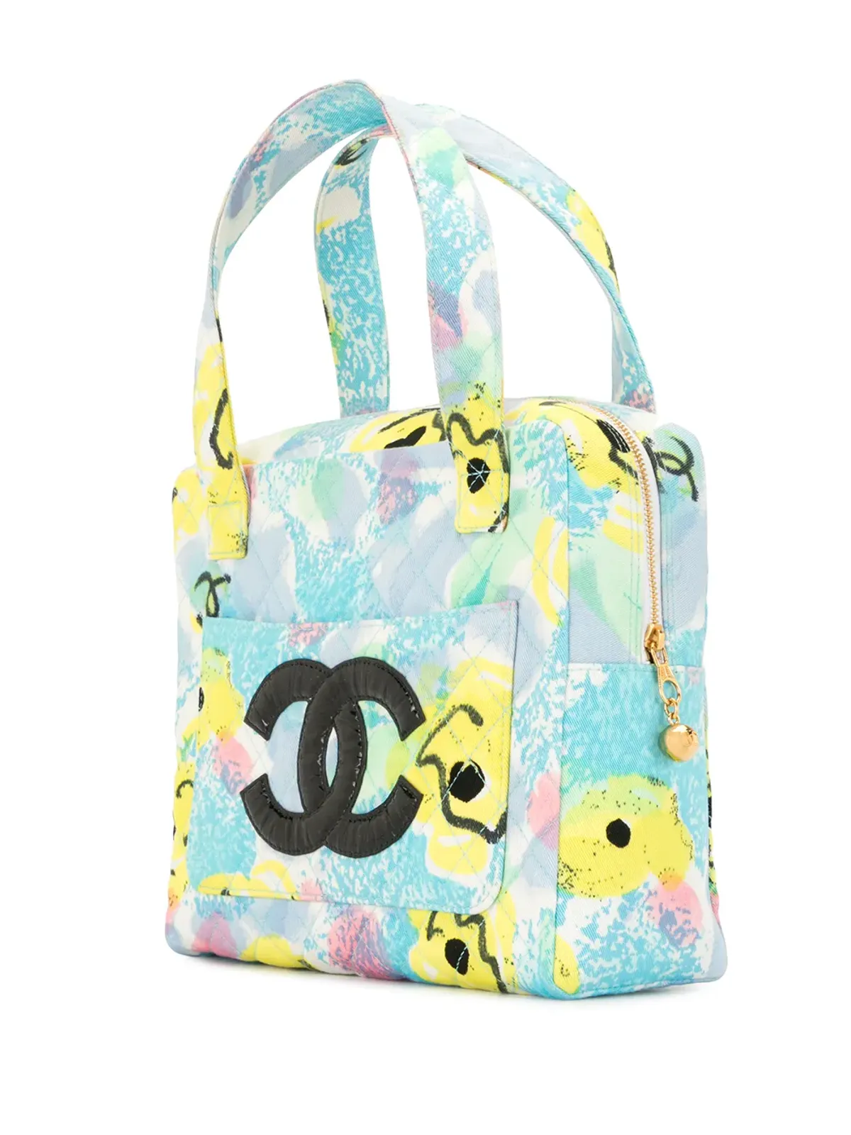 CHANEL Pre-Owned 1997 フラワーCC トート - マルチカラー - 画像3