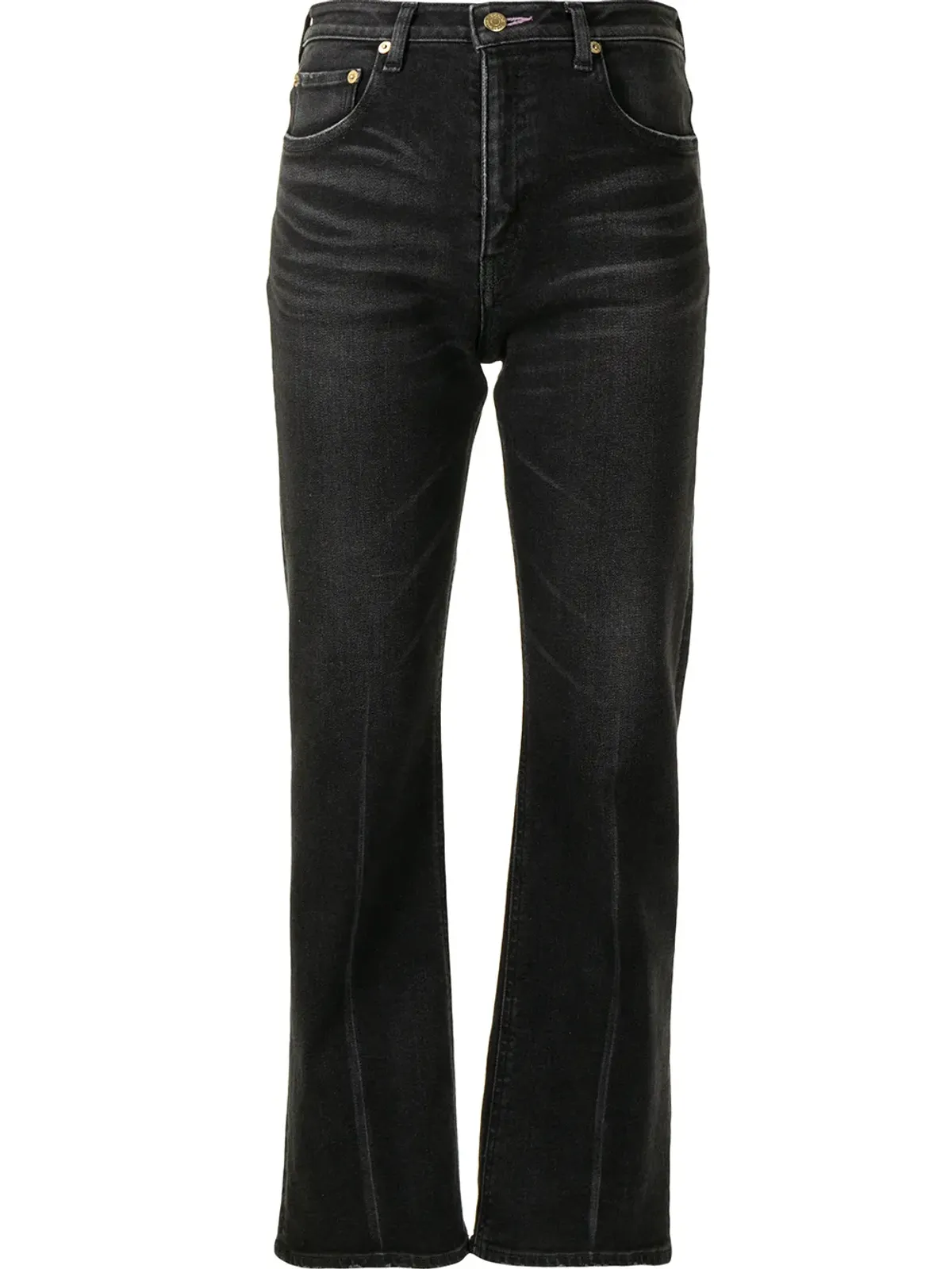 Tu es mon Tresor The Amethyst bootcut jeans - Black - 画像1