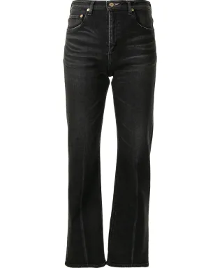 Tu es mon Tresor The Amethyst bootcut jeans - Black - サムネイル1