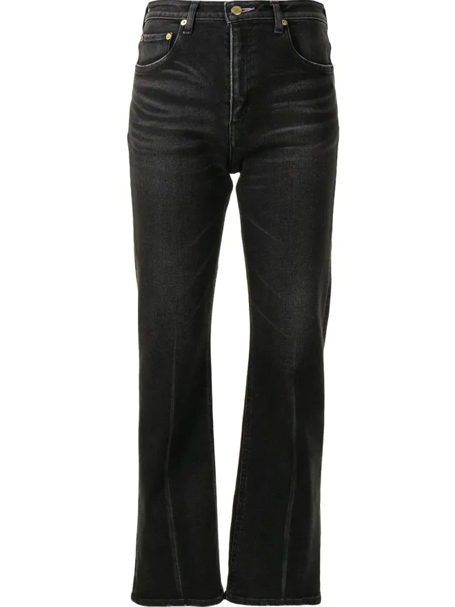 Tu es mon Tresor Tu es mon Tresor The Amethyst bootcut jeans - Blackの商品画像