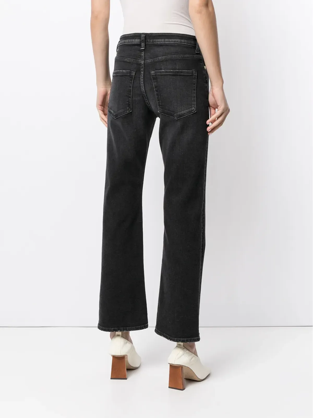 Tu es mon Tresor The Amethyst bootcut jeans - Black - 画像4