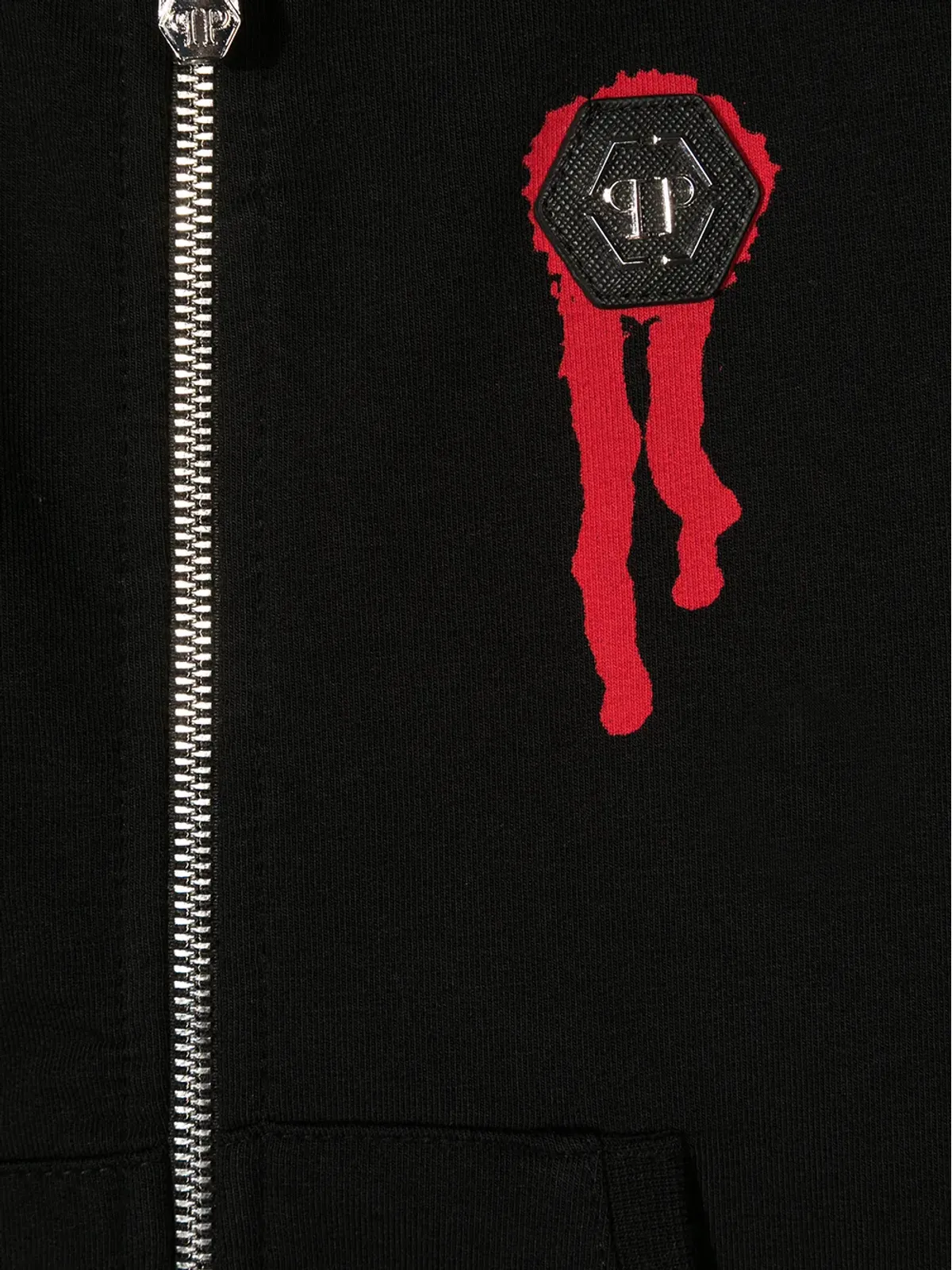 Philipp Plein Junior 長袖フード付きパーカー - 画像3