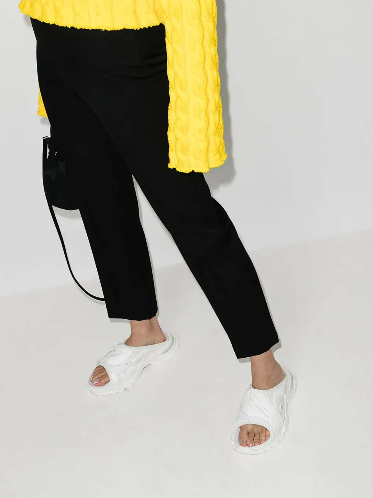Balenciaga トラックフラット・スライドサンダル - 画像3