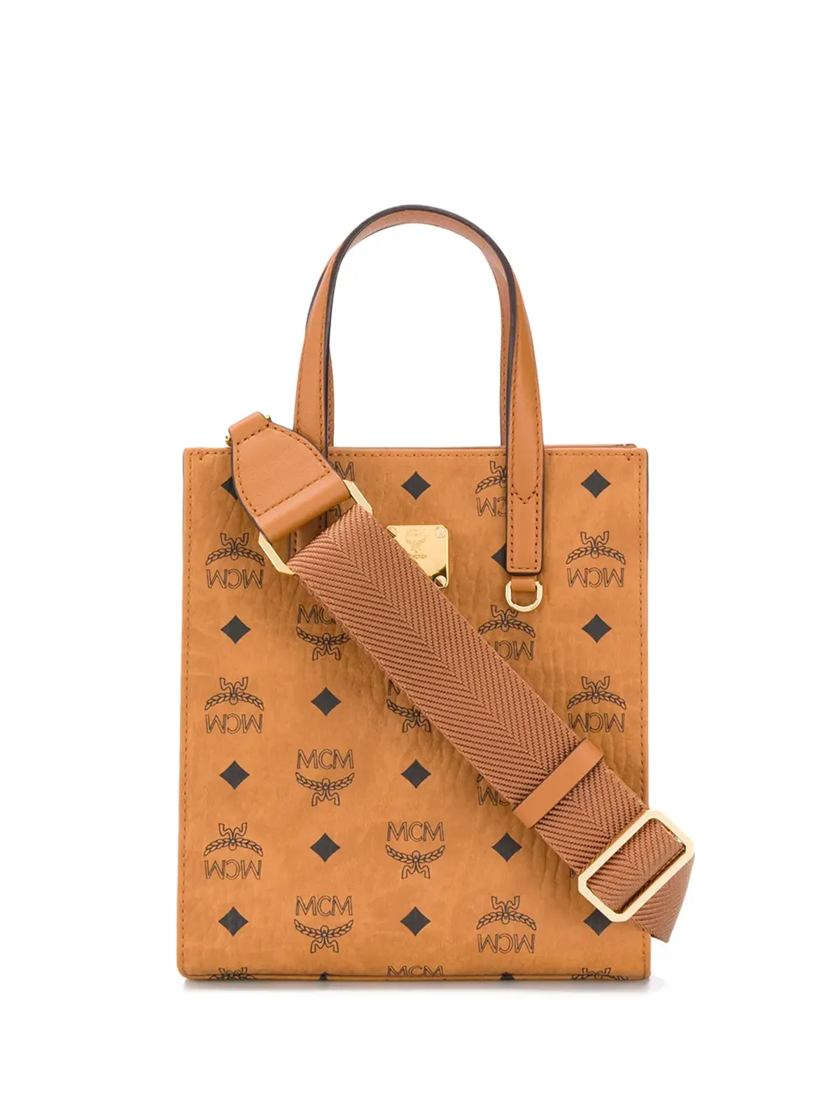 MCM モノグラムプリント トートバッグ - ブラウン - 画像1
