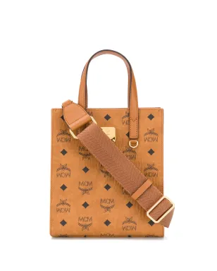 MCM モノグラムプリント トートバッグ - ブラウン - サムネイル1
