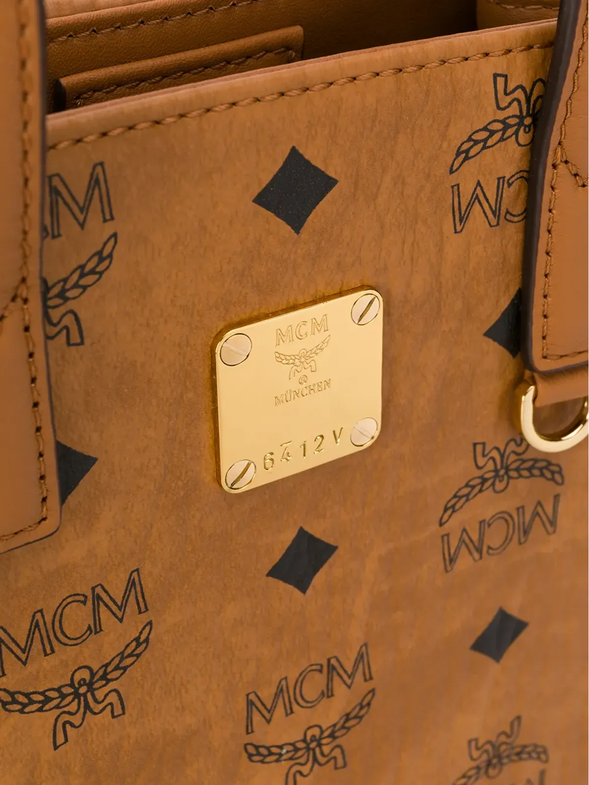 MCM モノグラムプリント トートバッグ - ブラウン - 画像4