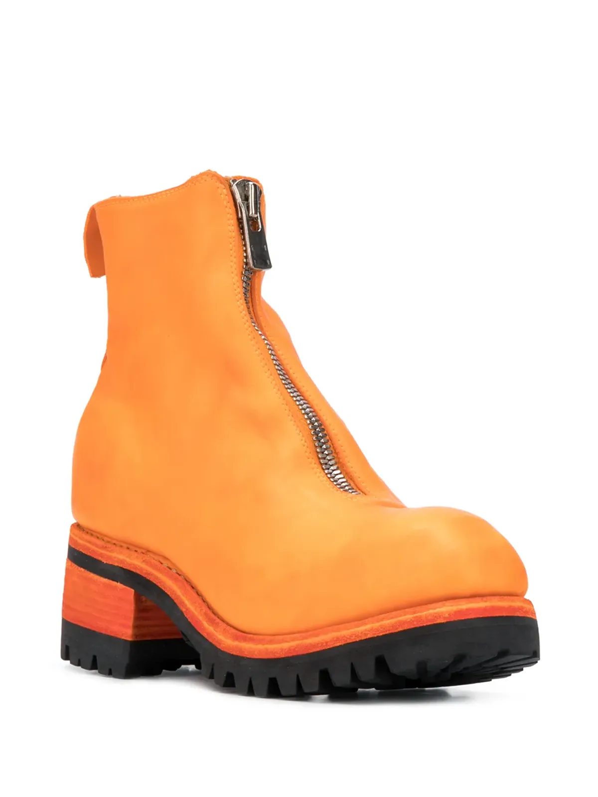 Guidi フロントジップ付きアンクルブーツ - 画像2