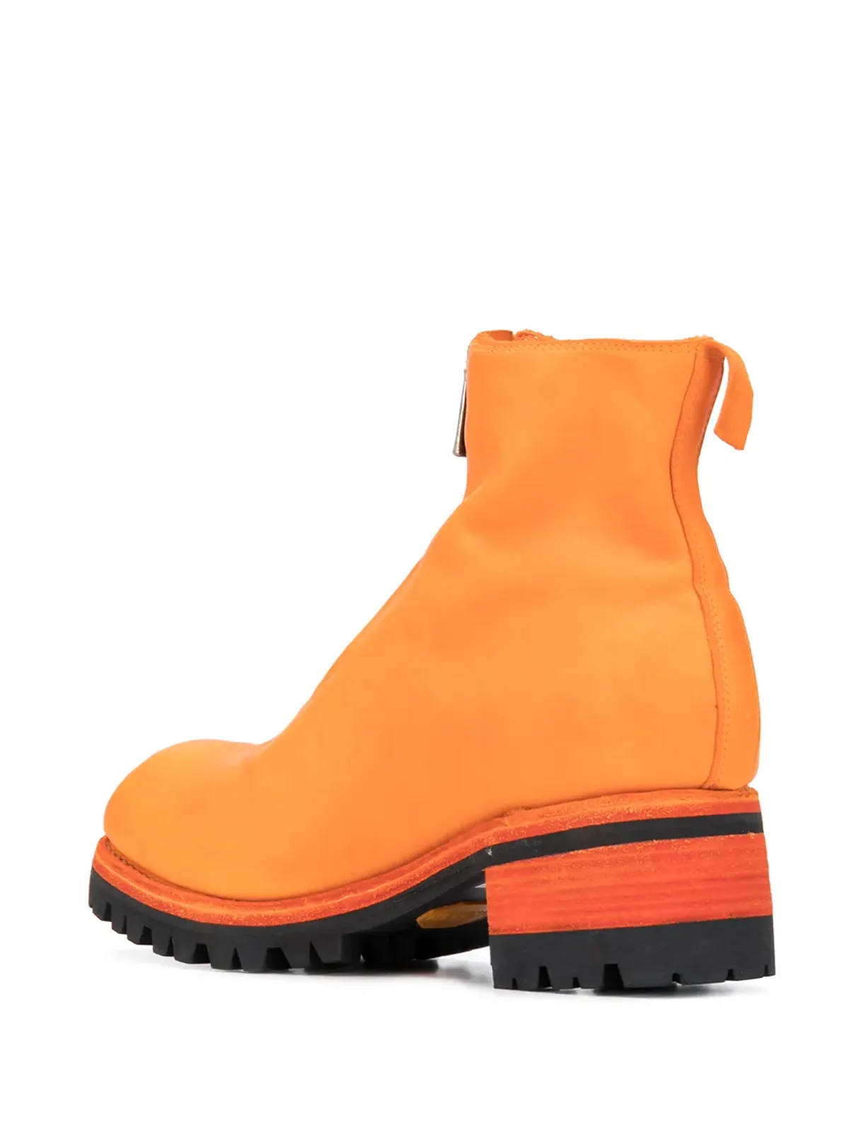 Guidi フロントジップ付きアンクルブーツ - 画像3