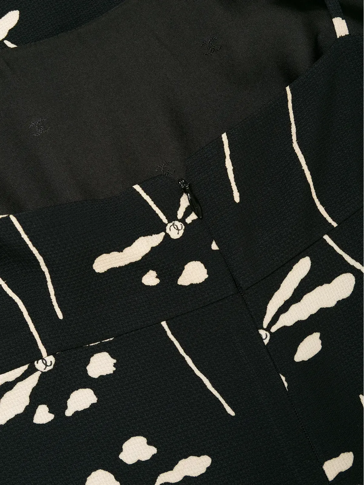CHANEL Pre-Owned 1998年 花柄プリント ドレス - ブラック - 画像5