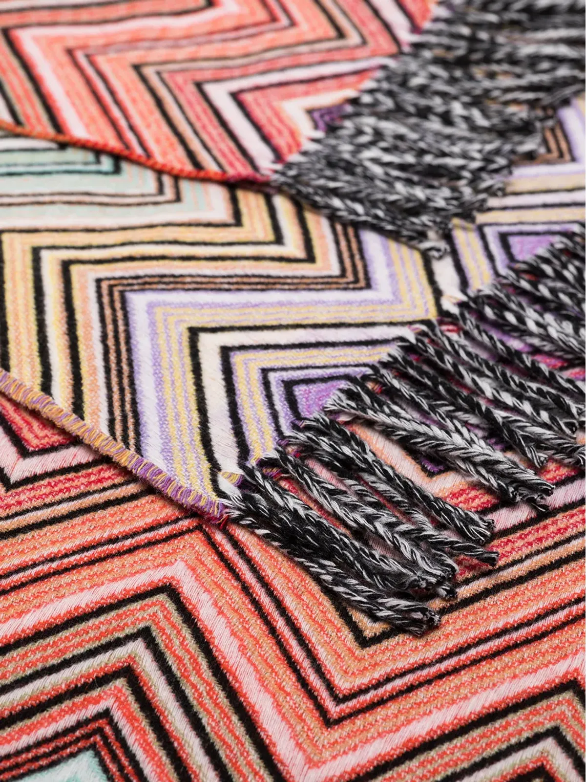 Missoni Home Perseo ジグザグ柄スロー - 画像2