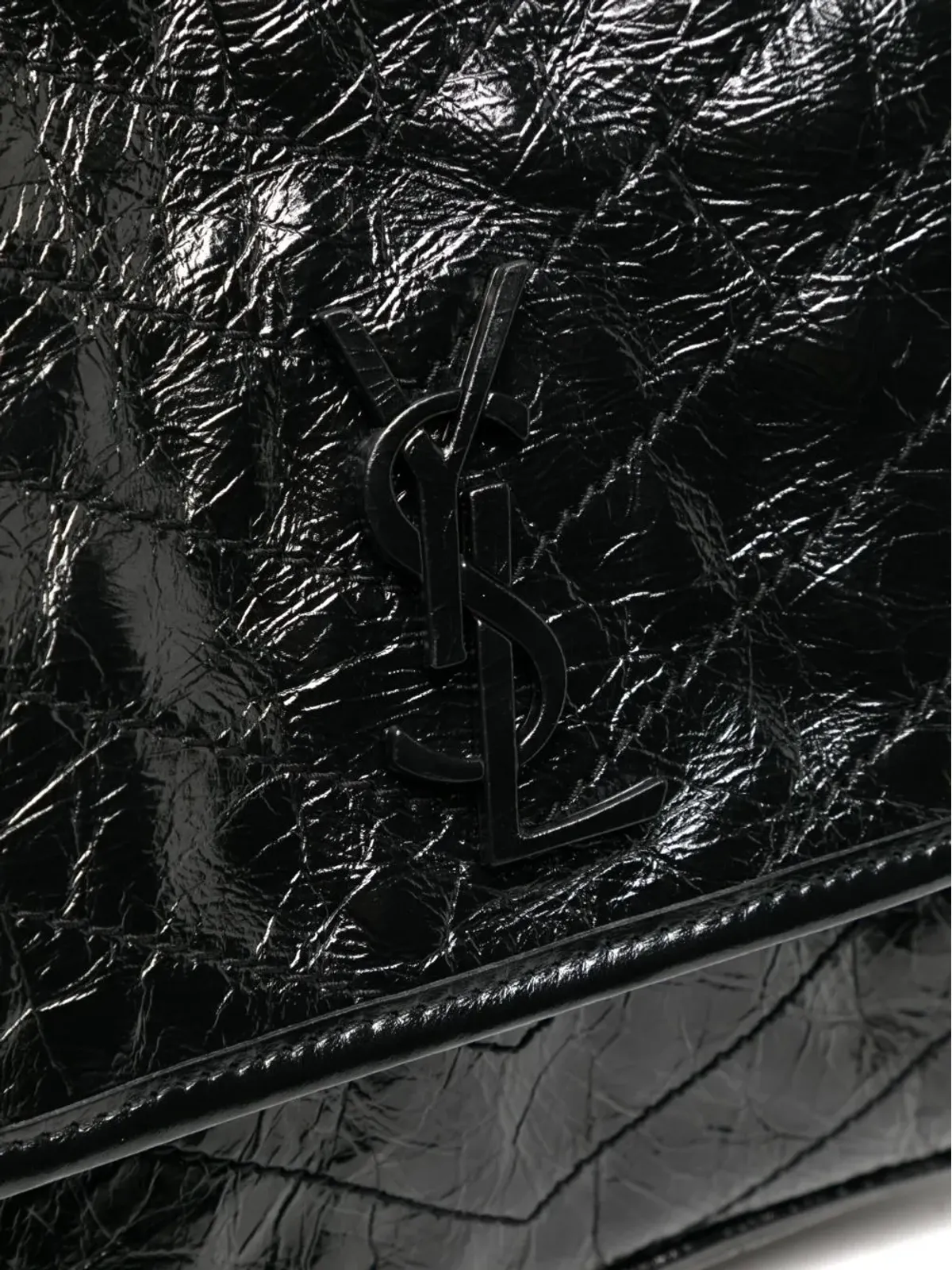 Saint Laurent ニキ ショルダーバッグ ブラック - 画像4