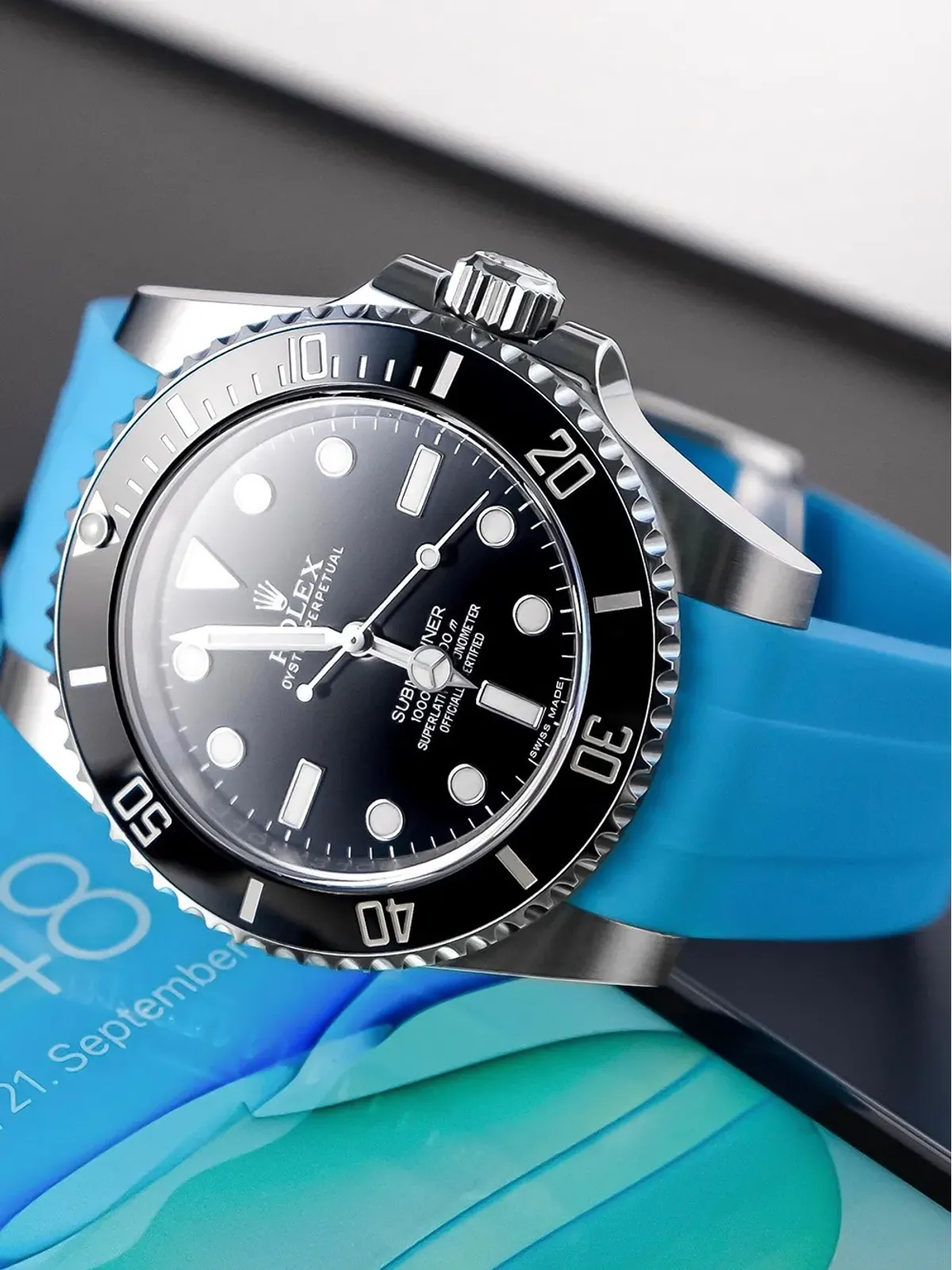 Horus Watch Straps ロレックス デイトナ マイアミブルー ウォッチストラップ - 画像3