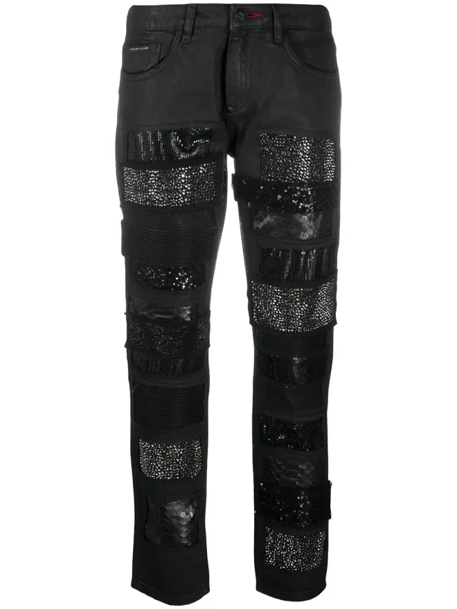 Philipp Plein Philipp Plein カスタムボーイフレンドジーンズの商品画像