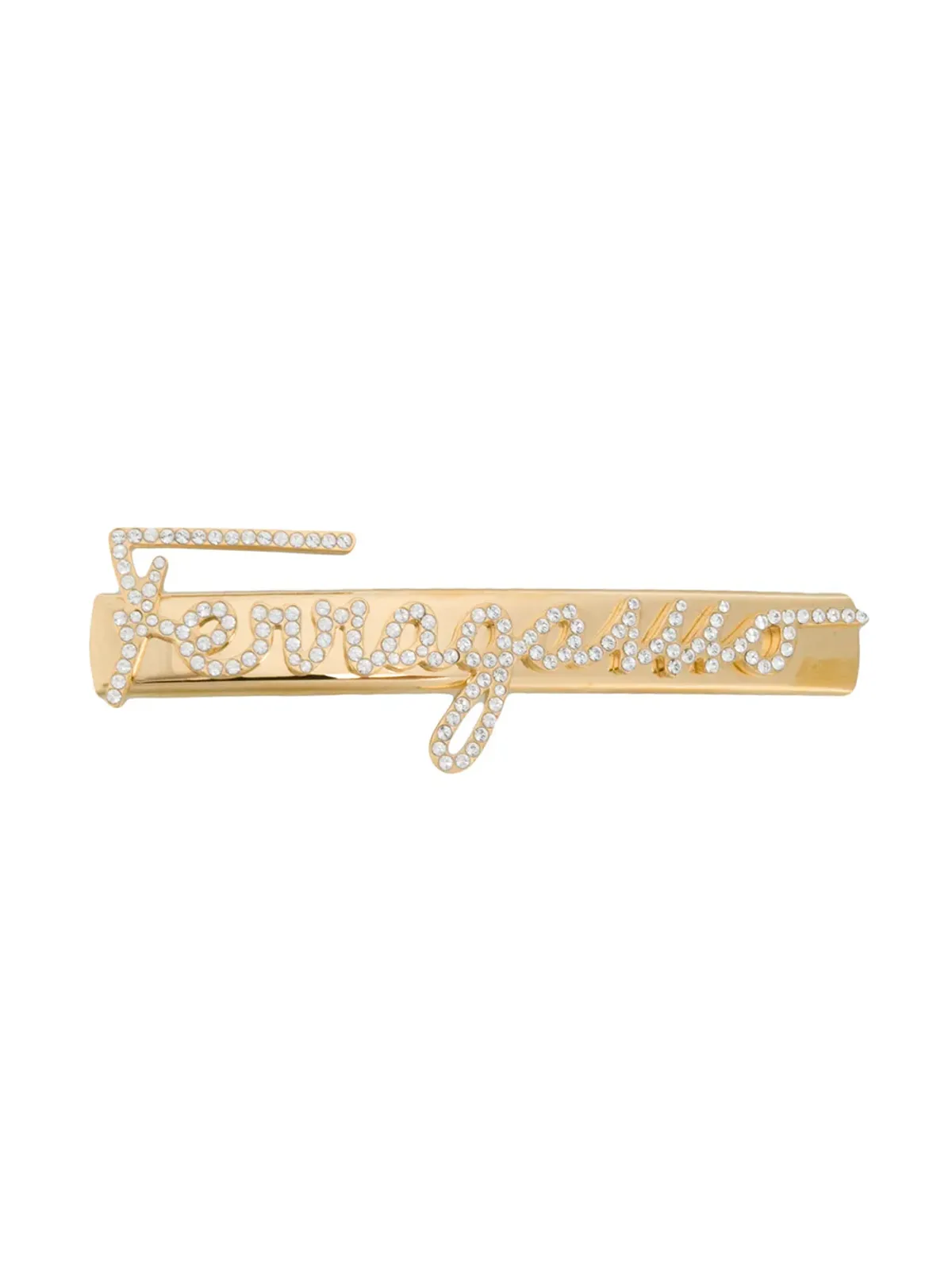 Ferragamo ラインストーン付きヘアクリップ - 画像1
