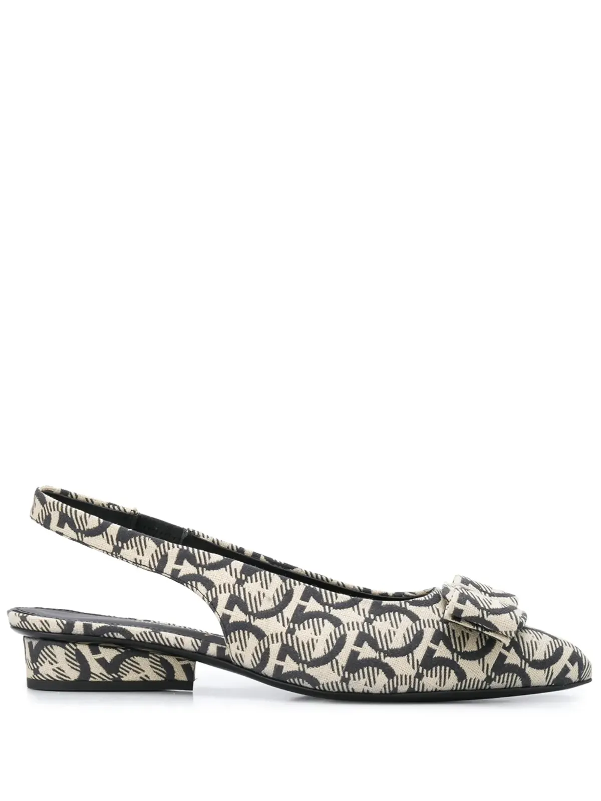 Ferragamo Vara Gancio フラットパンプス - 画像1