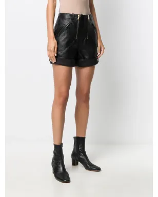Philosophy Di Lorenzo Serafini フロントジップショーツ - ブラック - サムネイル3