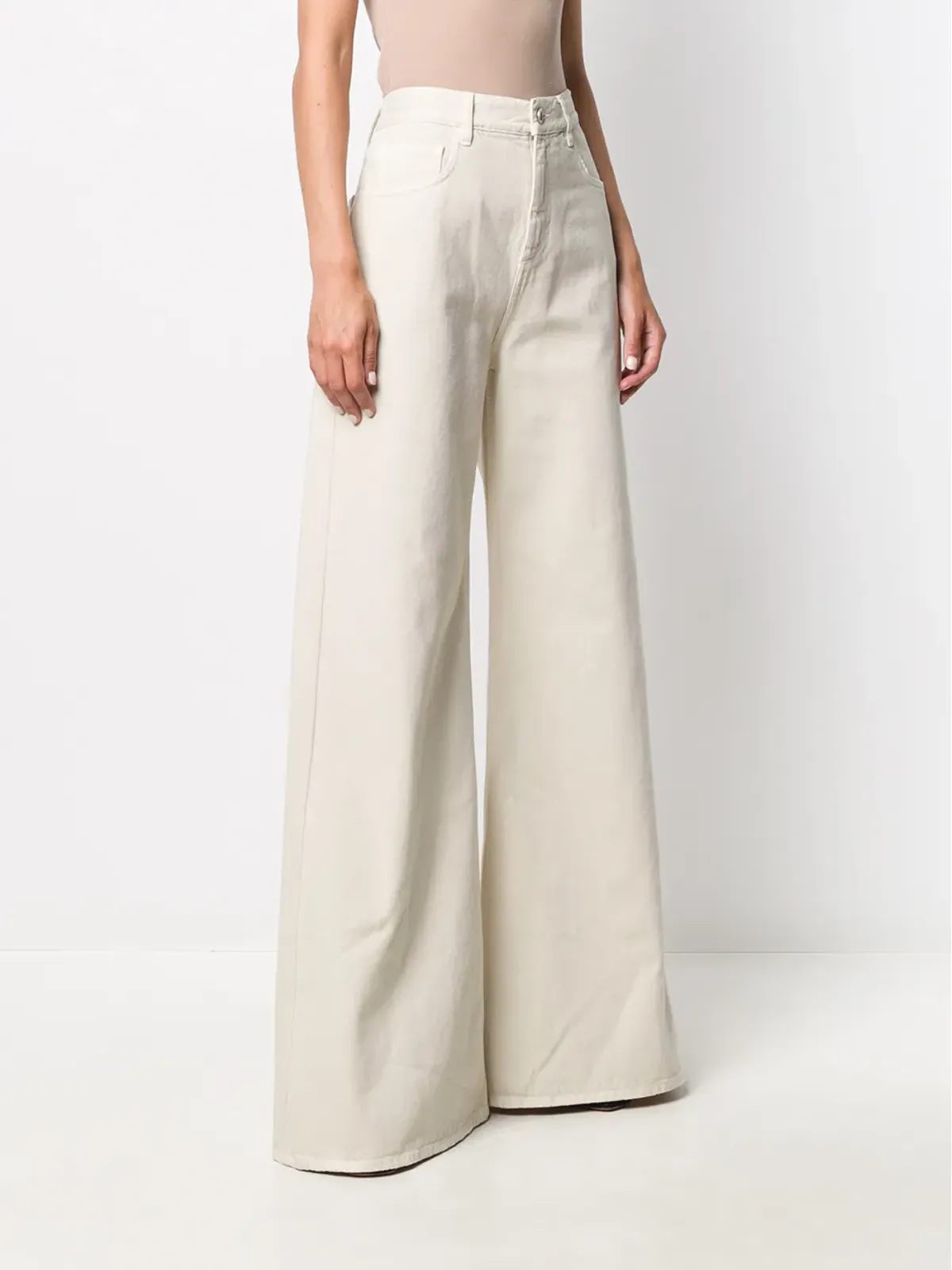 The Attico ミッドライズジーンズ - ホワイト - 画像3